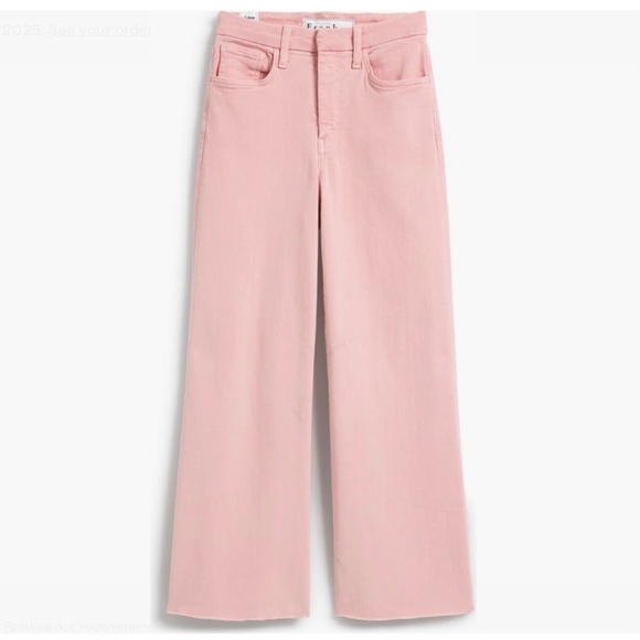Frank & Eileen Denim - Frank & Eileen Galway Wide Leg Cropped Jeans Taffy SZ 32/12